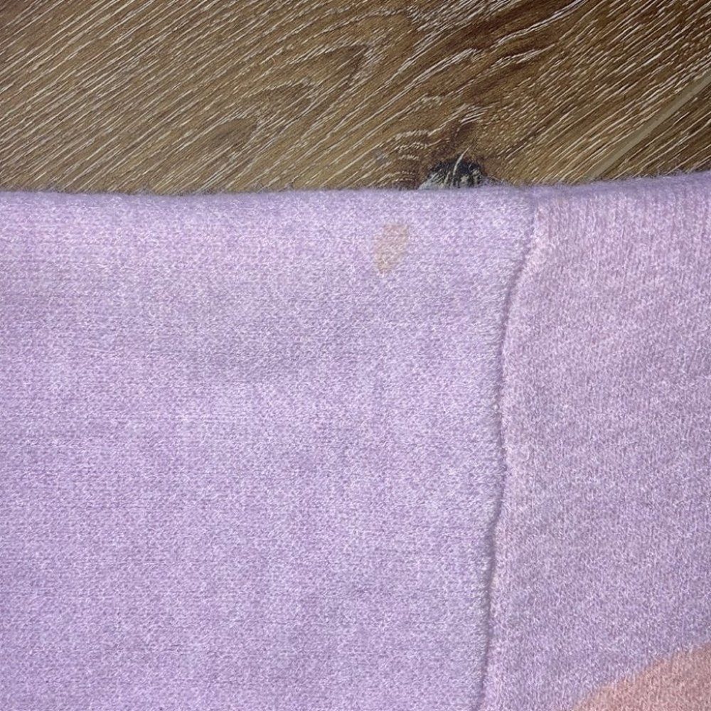 Rare Pastel Purple Knit Oversized Cat Sweater - Picture 9 of 9